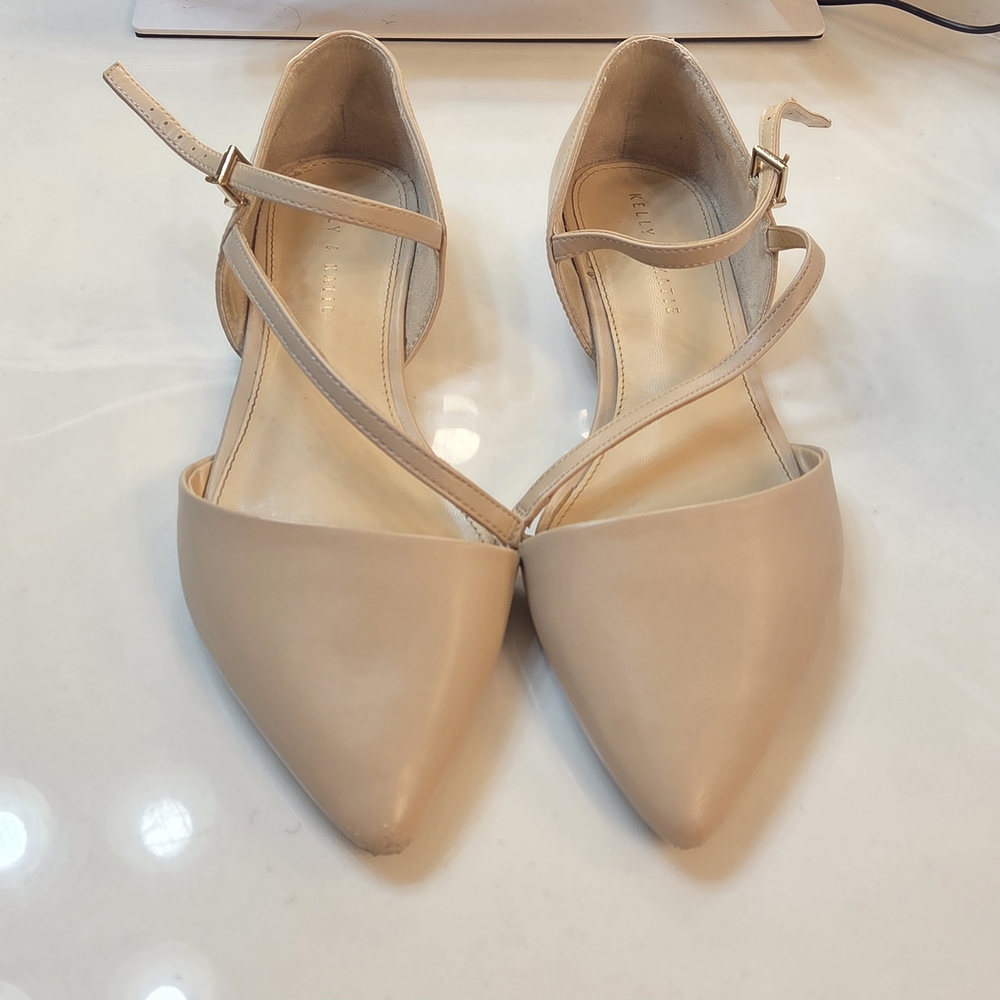 Kelly & Katie Elegant Beige Women's Flats